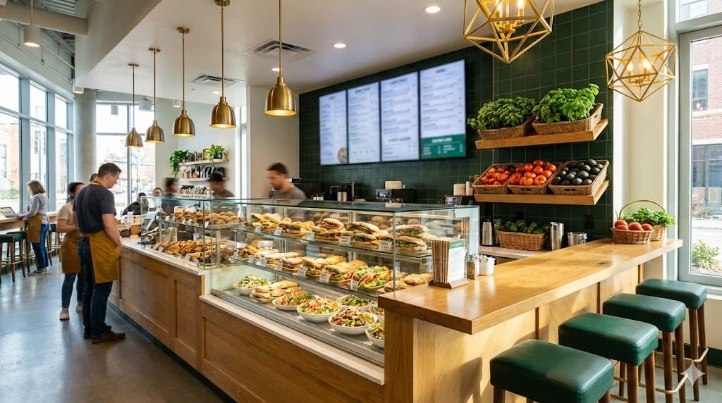 Fresh & Local Cafe interior